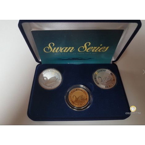 Schwan 3-Coin-Set Australia Swan 2017