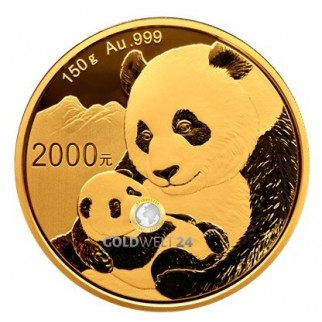 150g Gold China Panda 2019 PP (inkl. Box und Zertifikat)