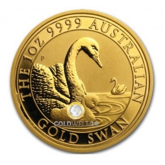 1 Unze Gold Australien Schwan 2019
