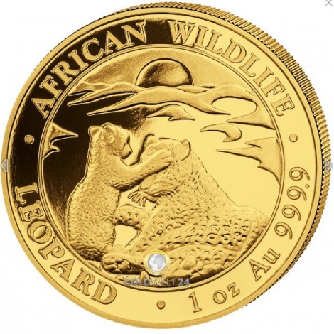 1 Unze Gold Somalia Leopard 2019