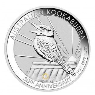1kg Silber Kookaburra 30 Jahre 2020