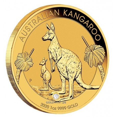 1 Unze Gold Känguru Nugget 2020