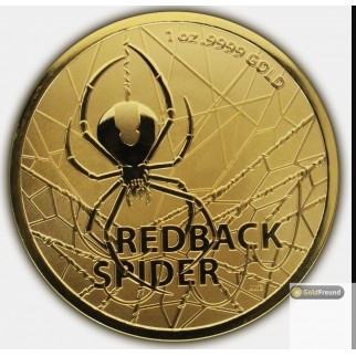 1 Unze Gold Redback Spider 2020