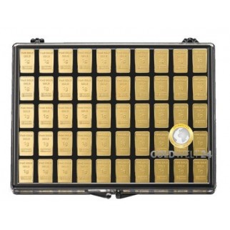 50 x 1 Gramm Goldbarren UnityBar (H&M)