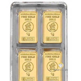 100 x 1 Gramm Goldbarren UnityBox (H&M)