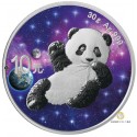 30g Silber China Panda Glowing Galaxy 2020