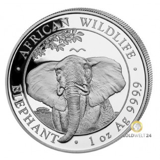 1 Unze Silber Somalia Elefant 2021