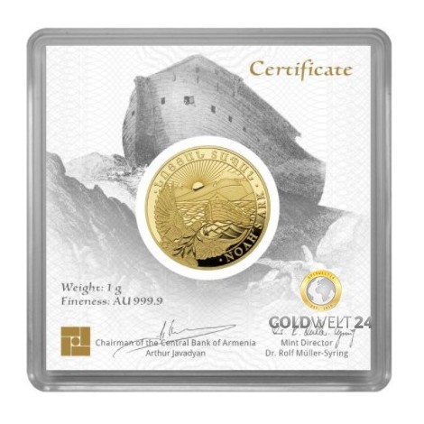 1 Gramm Gold Arche Noah 2020