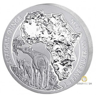 1 Unze Silber African Ounce Okapi 2021