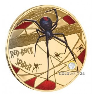 5 Unzen Gold Redback Spider 2020 PP