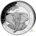 1 kg Silber Somalia Elefant 2021