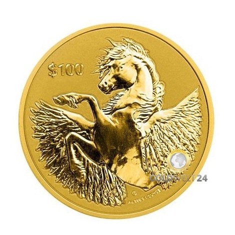 1 Unze Gold Pegasus 2021