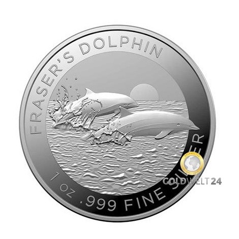 1 Unze Silber Fraser´s Dolphin (Delfin) 2021 