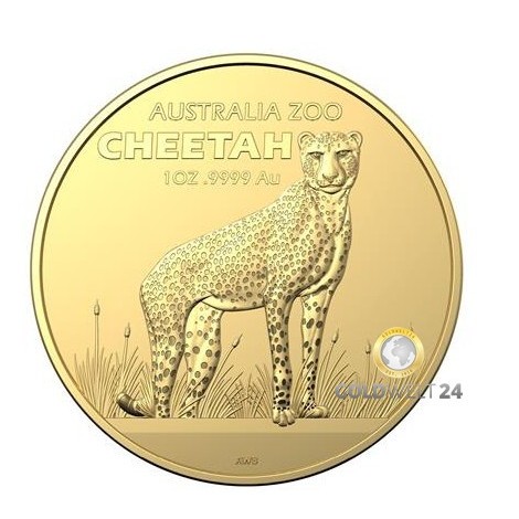 1 Unze Gold Cheetah Gepard 2021