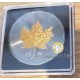 1 Unze Silber Maple Leaf Golden Holo 2021