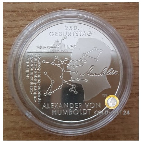 250. Geburtstag Alexander von Humboldt 20€ 2019