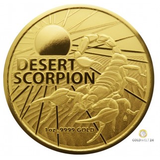 1 Unze Gold Desert Scorpion 2021