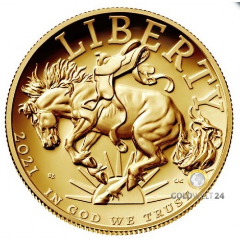 1 Unze Gold American Liberty 2021 High Relief PP