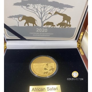 5 Unzen Gold African Safari Elefant PP