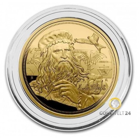 1 Unze Gold Icons of Inspriation da Vinci 2021