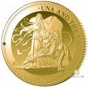 1 Unze Gold St. Helena Una and the Lion PP 2021