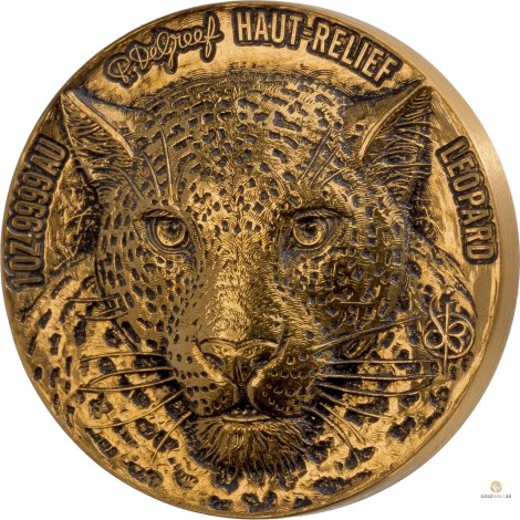 1 Unze Gold Big Five Mauquoy Leopard 2021 AF