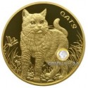 1 Unze Gold Fiji Cats 2022