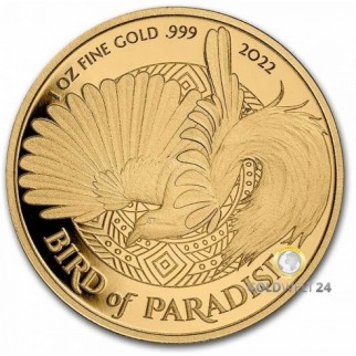 1 Unze Gold Paradiesvogel 2019 PP