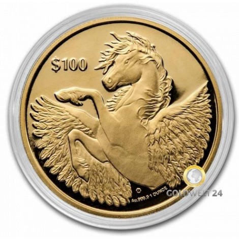 1 Unze Gold Pegasus 2023