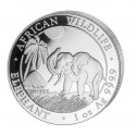 5 Unzen Silber Somalia Elefant 2017