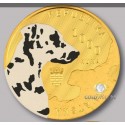1 Unze Gold Dalmatiner Color 2022