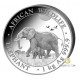 1 Kilo Silber Somalia Elefant 2022