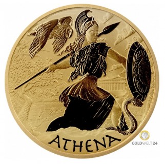 1 Unze Gold Athena 2022