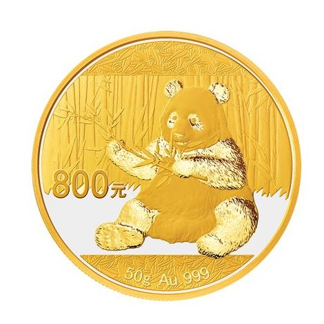 50g Gold China Panda 2017 PP (inkl. Box und Zertifikat)
