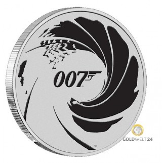 1 Unze Silber James Bond black