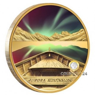 1 Unze Gold Niue Aurora Australis col. 2022 PP