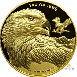 1 Unze Gold Samoa Golden Eagle 2023 Prooflike