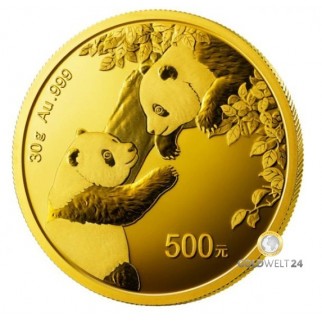 30g Gold China Panda 2022