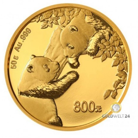 50g Gold China Panda 2023 PP (inkl. Box und Zertifikat)
