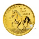 1 Unze Gold Spanien Andalusisches Pferd 2023