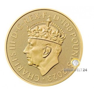1 Unze Gold Krönung Britannia 2023 (Coronation King)
