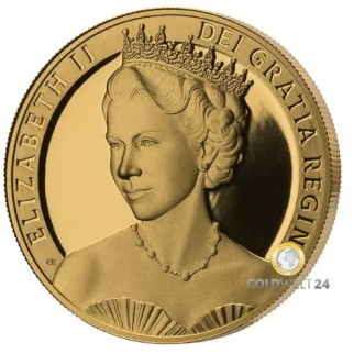 1 Unze Gold Guinea Queen Elisabeth II 2022