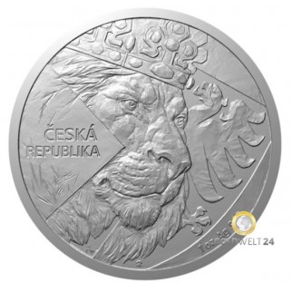 1 Unze Tschechien Silber Löwe 2024