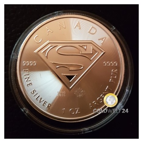 1 Unze Silber Superman 2016