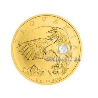 1 Unze Gold Eagle Slowakei 2024