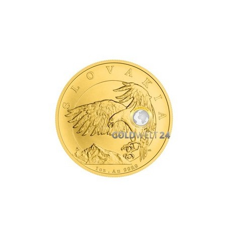 1 Unze Gold Eagle Slowakei 2023