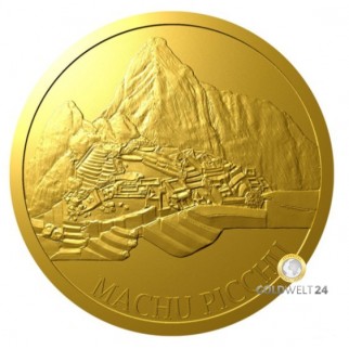 1 Unze Gold Niue 7 Weltwunder Machu Picchu PP
