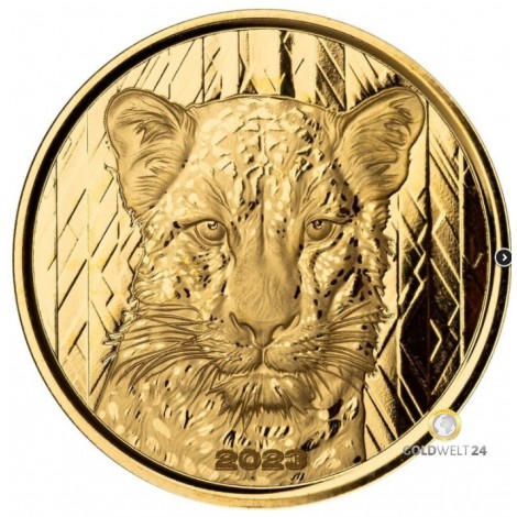 1 Unze Gold Ghana Leopard 2023 